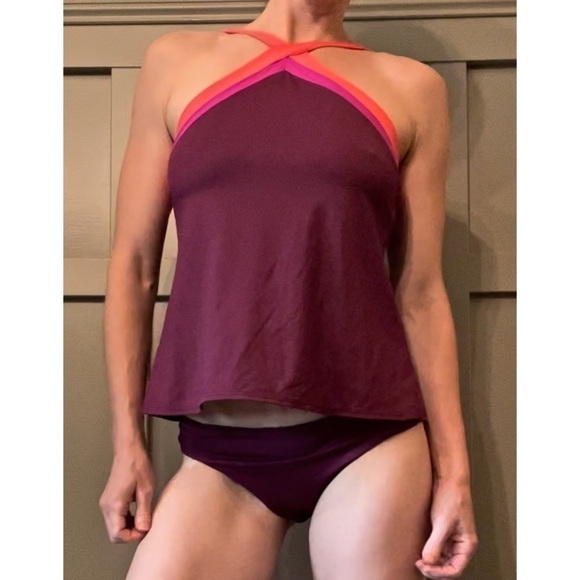 BECCA By Rebecca Virtue 2 Piece Metropolis Tankini Top & Bottom Size Medium - Picture 12 of 12